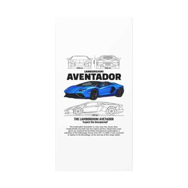 Lamborghini Aventador Wall Art, Stretched Canvas Print, Car Enthusiast Decor, Unique Gift for Him, Automotive Artwork - Image 13