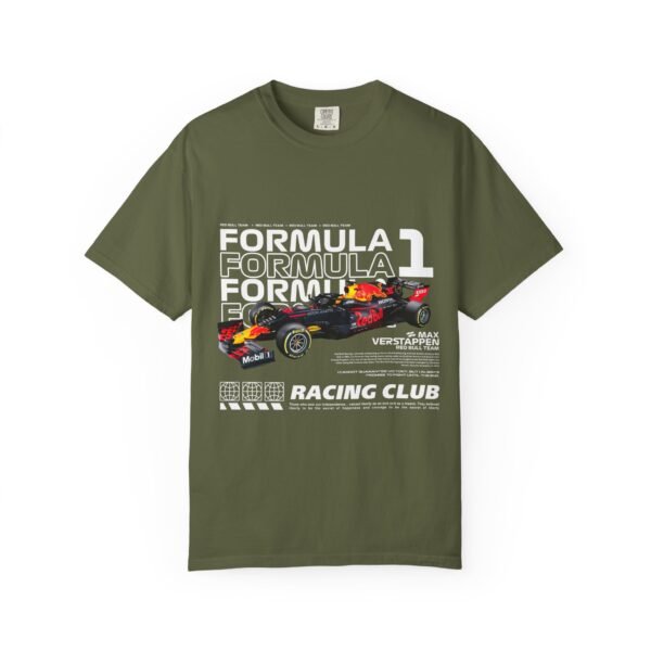 Formula 1 Racing Club Tee - Unisex Garment-Dyed T-Shirt, Motorsport Shirt, Gift for Racing Fans, Sporty Apparel, Car Enthusiast Tee - Image 6