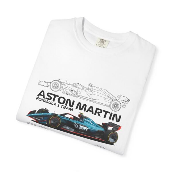 Aston Martin Formula 1 Unisex Garment-Dyed T-Shirt | Perfect for Racing Fans, Casual Wear, Gifts, Auto Shows, Birthdays - Image 3