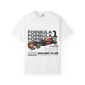 Formula 1 Racing Club T-Shirt, Unisex Motorsports Tee, Gift for Racing Fans, Sporty Casual Wear, Car Enthusiast Apparel