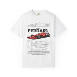Formula 1 Ferrari Unisex T-Shirt, Car Lover's Tee, Racing Fan Shirt, Sporty Casual Wear, Gift for Motorsports