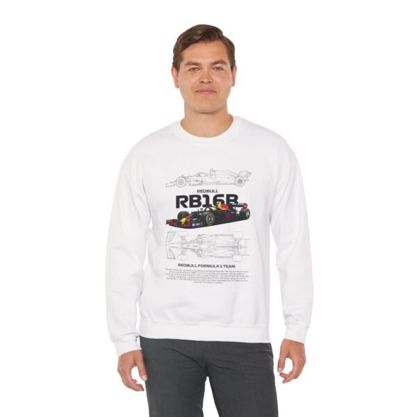 Racing-Inspired Crewneck Sweatshirt for Motorsports Fans, Cozy unisex sweatshirt, Perfect gift for race lovers, Vintage-style apparel, [...] - Image 6