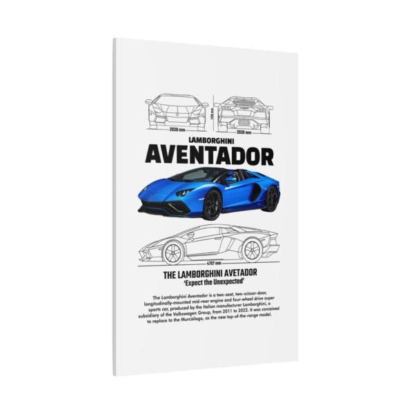 Lamborghini Aventador Wall Art, Stretched Canvas Print, Car Enthusiast Decor, Unique Gift for Him, Automotive Artwork - Image 22