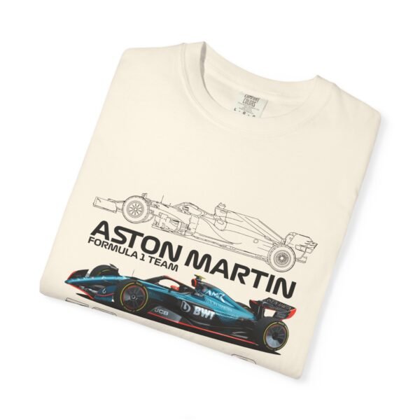 Aston Martin Formula 1 Unisex Garment-Dyed T-Shirt | Perfect for Racing Fans, Casual Wear, Gifts, Auto Shows, Birthdays - Image 8