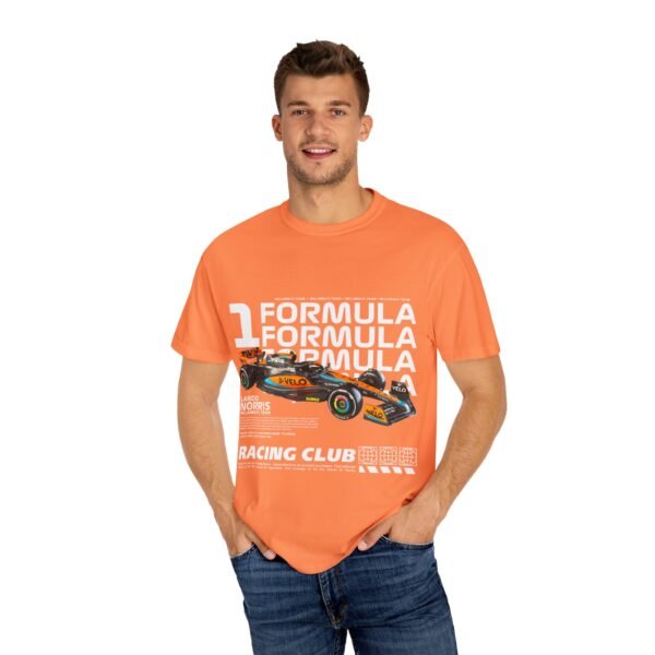 Racing Club Unisex Garment-Dyed T-Shirt, Formula 1 Fan Tee, Motorsport Apparel, Gift for Racing Enthusiasts, Sporty Casual Wear - Image 4