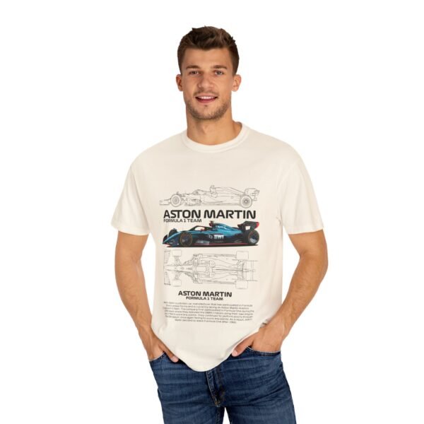 Aston Martin Formula 1 Unisex Garment-Dyed T-Shirt | Perfect for Racing Fans, Casual Wear, Gifts, Auto Shows, Birthdays - Image 9