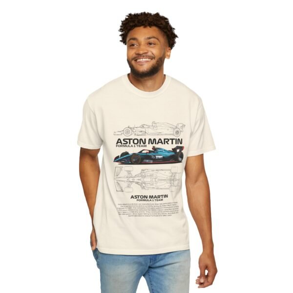 Aston Martin Formula 1 Unisex Garment-Dyed T-Shirt | Perfect for Racing Fans, Casual Wear, Gifts, Auto Shows, Birthdays - Image 10