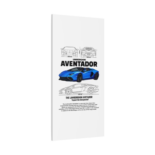 Lamborghini Aventador Wall Art, Stretched Canvas Print, Car Enthusiast Decor, Unique Gift for Him, Automotive Artwork - Image 14