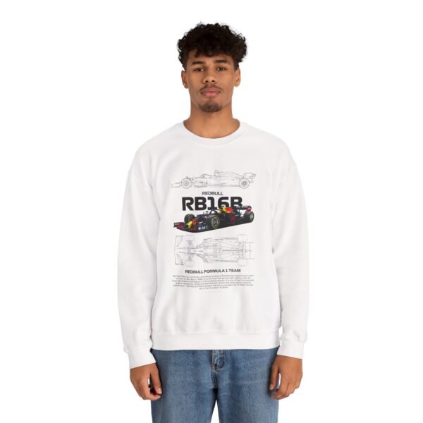 Racing-Inspired Crewneck Sweatshirt for Motorsports Fans, Cozy unisex sweatshirt, Perfect gift for race lovers, Vintage-style apparel, [...] - Image 5