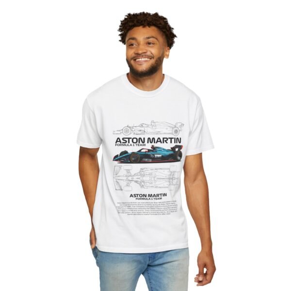 Aston Martin Formula 1 Unisex Garment-Dyed T-Shirt | Perfect for Racing Fans, Casual Wear, Gifts, Auto Shows, Birthdays - Image 5