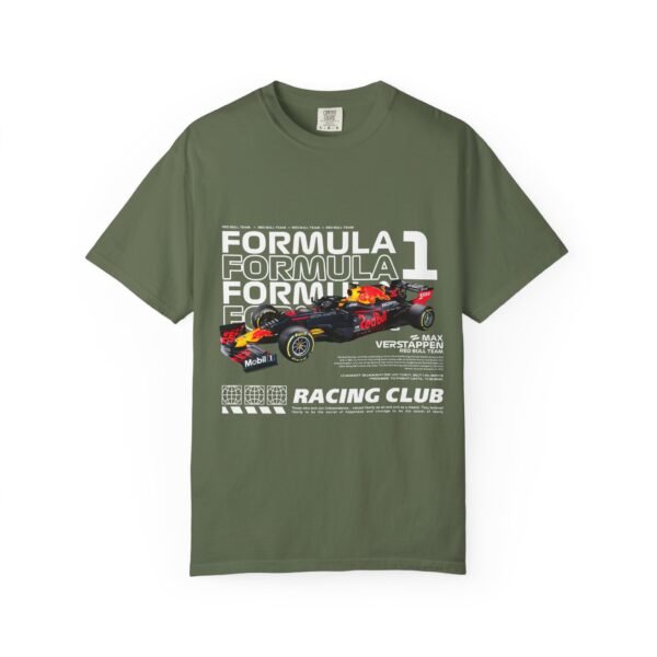 Formula 1 Racing Club Tee - Unisex Garment-Dyed T-Shirt, Motorsport Shirt, Gift for Racing Fans, Sporty Apparel, Car Enthusiast Tee