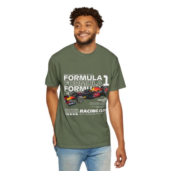 Formula 1 Racing Club Tee - Unisex Garment-Dyed T-Shirt, Motorsport Shirt, Gift for Racing Fans, Sporty Apparel, Car Enthusiast Tee - Image 5