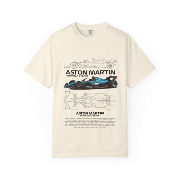Aston Martin Formula 1 Unisex Garment-Dyed T-Shirt | Perfect for Racing Fans, Casual Wear, Gifts, Auto Shows, Birthdays - Image 6